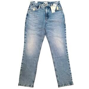 NWT Good American Good Icon High Waisted Straight Jeans Size 8/29 Retail $150